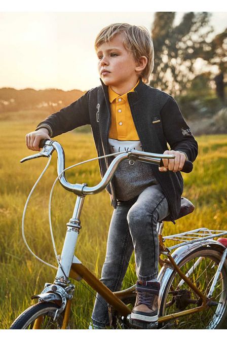 Παντελόνι μακρύ ECOFRIENDS soft denim Mayoral γκρι