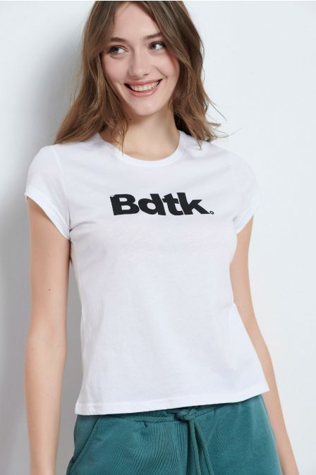 Γυναικείο Bdtk κοντομάνικο t-shirt WHITE
