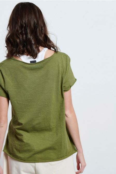 Γυναικείο Bdtk κοντομάνικο t-shirt TATOO GREEN