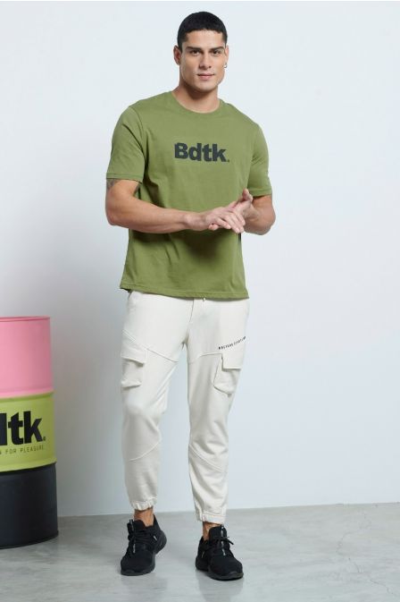 Παντελόνι jogger cargo unisex PORCELAIN-S