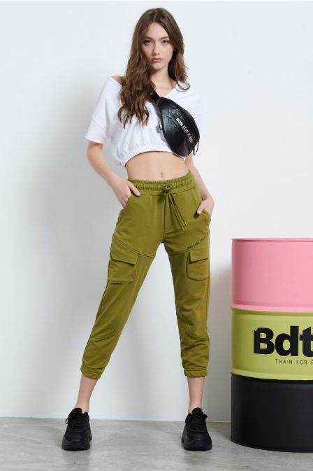 Παντελόνι jogger cargo unisex AL OLIO-M