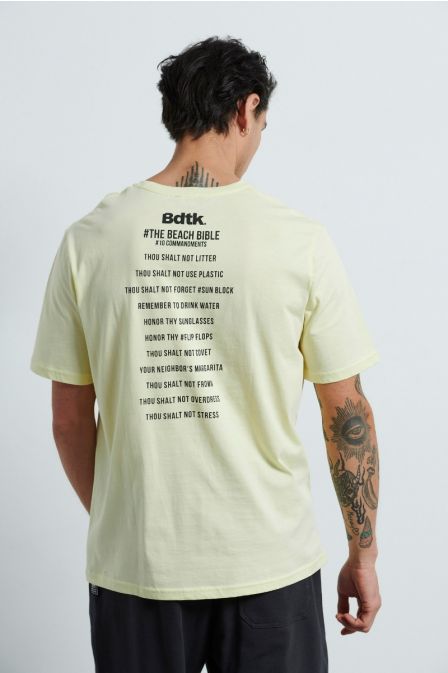 Ανδρικό Bdtk κοντομάνικο t-shirt BUTTER