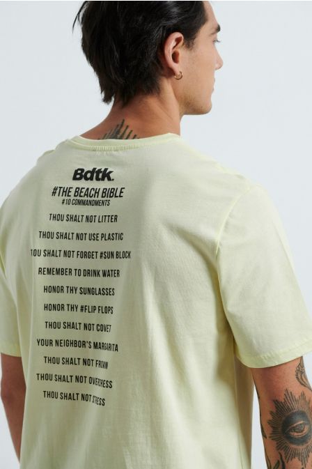Ανδρικό Bdtk κοντομάνικο t-shirt BUTTER