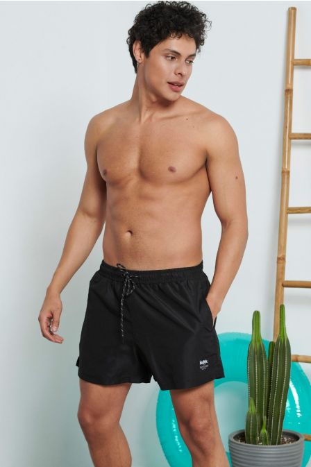 Ανδρικό μαγιό βερμούδα ΜΑΥΡΟ Bodytalk