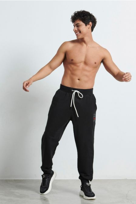 Ανδρική Bdtk φόρμα jogger ΜΑΥΡΟ