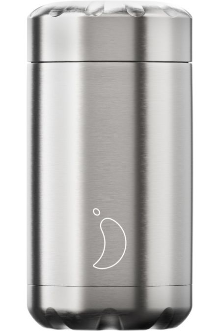 Chilly's Δοχείο Φαγητού Θερμός Inox Silver 300ml
