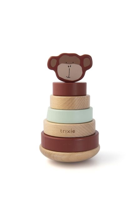 Ξύλινο Παιχνίδι Trixie - Wooden Stacking Toy Mr. Monkey