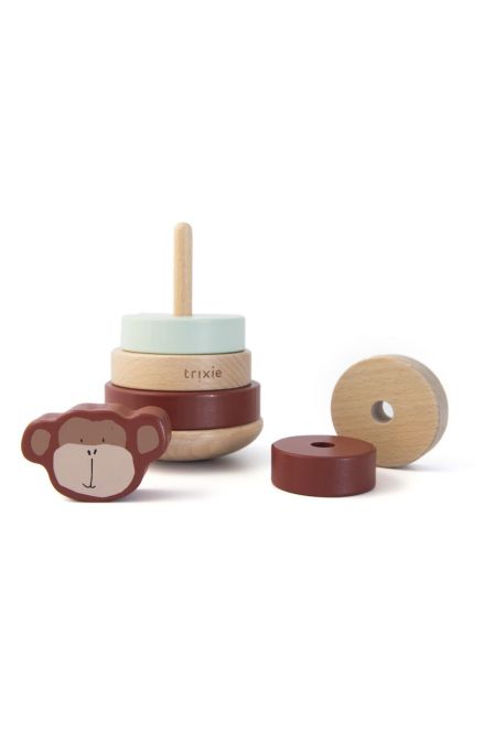 Ξύλινο Παιχνίδι Trixie - Wooden Stacking Toy Mr. Monkey