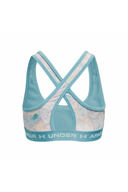 UNDER ARMOUR - Crossback Mid Printed - White/Opal Blue/Cloudless Sky