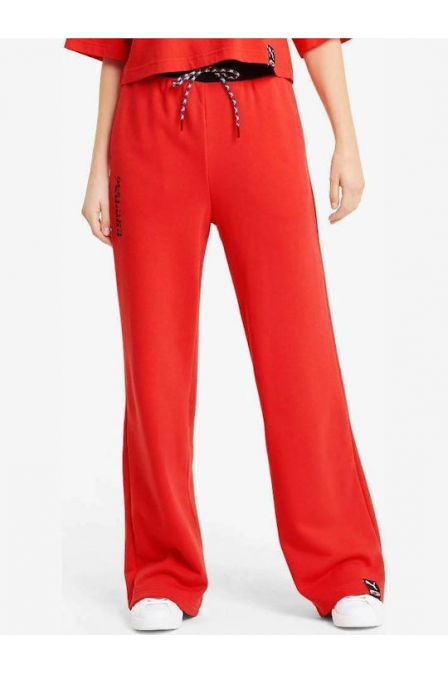 Puma-International Wide Leg Pants (599705) Κοραλί