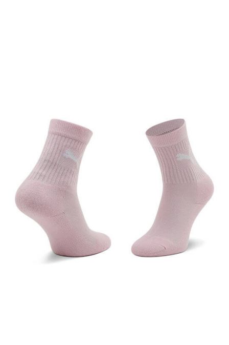 Unisex Κάλτσα Kids Regular Crew White-Pink-Grey (100000965-005)