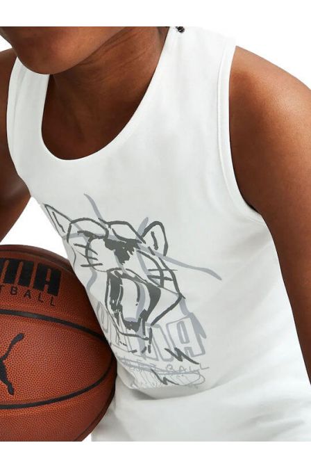 Αμάνικο Μπλουζάκι Puma-Basketball Tank B (539528-02)