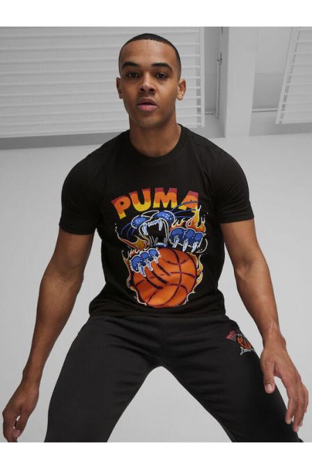 Ανδρικό Κοντομάνικο Puma-TSA Basketball Tee(624825-01)