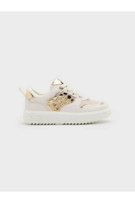 Michael Kors Παιδικά Sneakers Emmet Rumi Vanilla/Gold