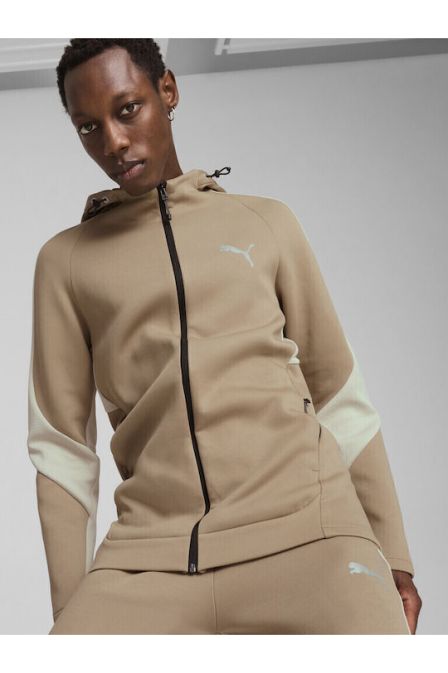 Ανδρική Ζακέτα Puma-EVOSTRIPE Full-Zip Hoodie DK (681700-67)