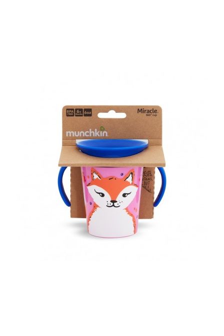 Παιδικό Εκπαιδευτικό Ποτήρι MIRACLE TRAINER CUP 177ML - FOX Munchkin