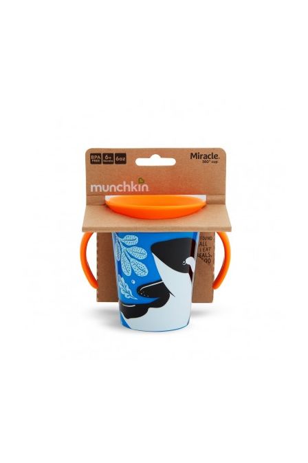 Παιδικό Εκπαιδευτικό Ποτήρι MIRACLE TRAINER CUP 177ML - ORCA Munchkin