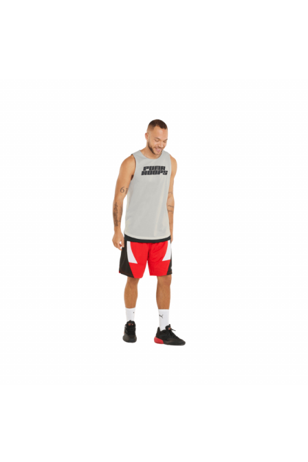 PUMA - Give and Go Tank - Puma White-Puma Black