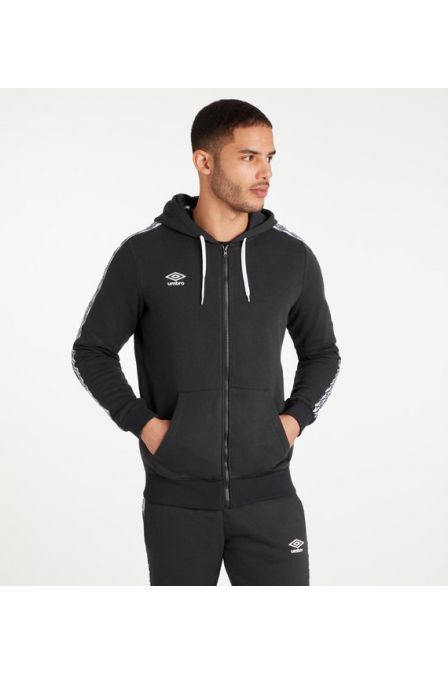 Umbro-FW Taped Zip Hoodie-Loopback dark blue