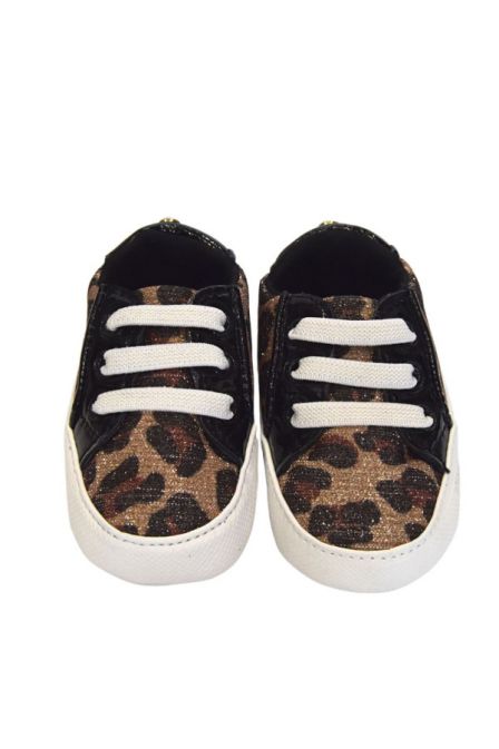 Baby Leigh Leopard Chain Mesh Michael Kors